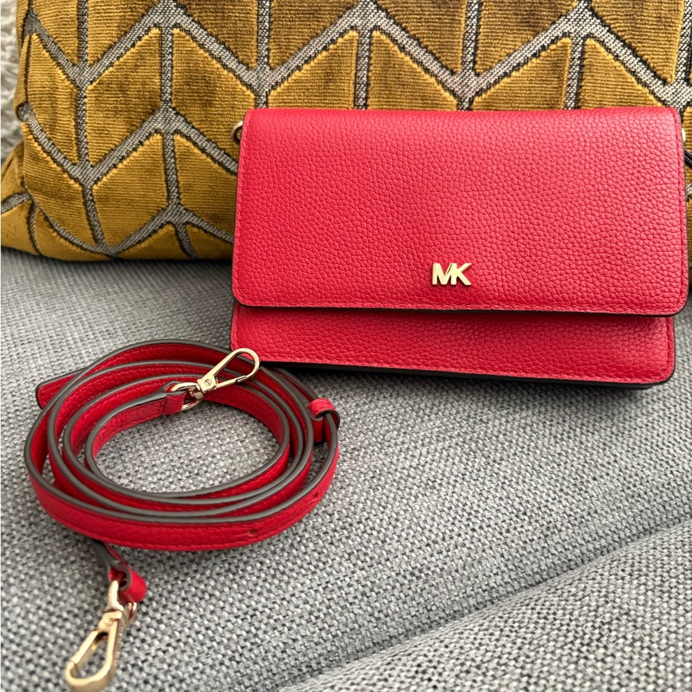Michael Kors Vibrant Red Crossbody Bag